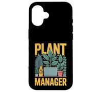 Plant Manager Divertente Retrò Amante Piante D'appartamento Custodia per iPhone 16