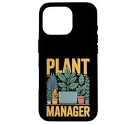 Plant Manager Divertente Retrò Amante Piante D'appartamento Custodia per iPhone 16 Pro