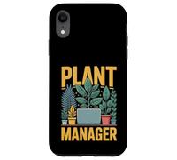 Plant Manager Divertente Retrò Amante Piante D'appartamento Custodia per iPhone XR