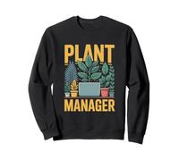 Plant Manager Divertente retrò Amante Piante D'appartamento Felpa