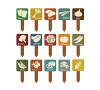 Plant Markers with Stake - T-Type Waterproof Cute Signs