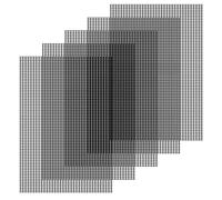 Plant Pot Drain Net - Rectangle Filter Liner Panel, Bottom Hole Cover Grid Sheet, Gardening Container Support Layer, Leak Resistant Root Guard Mat | Nursery Cultivation Setup Area, Balcony Greenery