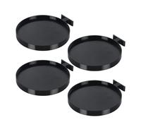 Plant Pot Tray - Flower Pot Trays Display Shelf | Flower Pots Trays Display Shelf | 4 Pieces Wall Mount Modern Holder For Home Living Room Bedroom Kitchen Office Apartment Dorm Restaurant Hotel