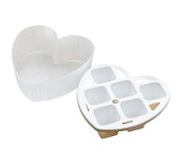 Plant Pots Decor - Heart Shape Container, Hydroponic Pot with Decorative Design, Flower Pot, Plant Holder, Hydroponic Planter for Indoors Outdoors Balconies Patios Entrances Homes Garden