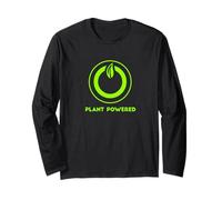 Plant Powered - Vegan Vegetarian Yoga Maglia a Manica