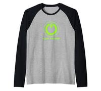 Plant Powered - Vegan Vegetarian Yoga Maglia con Maniche Raglan