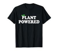 Plant Powered Vegetariano Vegano Go Vegan Maglietta