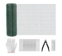 Plant Protector Netting, Garden Cloche Cover, Chicken Wire Roll,15.75x472.44 Inches, Lightweight Flexible with Easy Setup, Vegetables Flowers, Ideal for Yard Porch Greenhouse Raised Bed