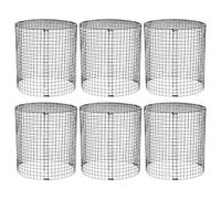 Plant Protectors with Stakes, Heavy Duty Mesh Cage, Top Panel Shield, Bunny Proof Garden Guard, Wire Plant Protector, Outdoor Shrub Cover, Protective Fence