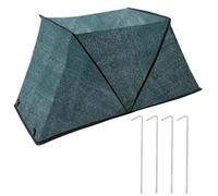 Plant Shade Tent, Elevated Garden Bed Cover, Foldable Protector, Breathable Net, Anti-UV Sunshade with 4 Ground Spikes for Seedlings Vegetables Greenhouse, 31.5x13.4x13.8 In Green