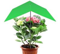 Plant Shade, Uv Umbrella Cover, Garden Canopy, Uv-Resistant Abs Metal Design, Adjustable 24.21in Pole, Bonsai Greenhouse Terrace Use, 19.69x19.29 Inches, Green, 1 Piece