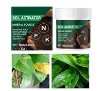 Plant Soil Activator, Nutrient Booster, Mineral Source Fertilizer for Lawn, Houseplants, Flowers, Vegetables, Gardening, Plant Growth, Soil Health Enhancer, Organic Garden Supplement for Plants