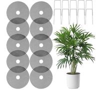 Plant Soil Cover for Cats 10 Pieces - Garden Plant Soil Guard From Animals