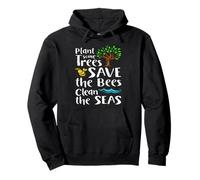 Plant some Trees Save the Bees Felpa con Cappuccio