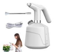 Plant Spray Bottle, Garden Sprayer, Electric Atomizer, 2000ml Large Capacity, Rechargeable Battery Operated, for Outdoor Patio Hydroponics, 7.01x6.1x9.65 Inches Green 1 Pack