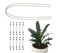 Plant Stakes - Bendable Coir Plant Poles For Climbing Plants Support | Ṕlant Stakes And Supports For Leaf Vegetable Garden Indoor Orchid Greenhouse Outdoor Yard Landscape