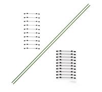 Plant Stakes - Bendable Coir Plant Poles For Climbing Plants Support | Ṕlant Stakes And Supports For Leaf Vegetable Garden Indoor Orchid Greenhouse Outdoor Yard Landscape