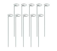 Plant Stakes Metal, Flower Support Poles, Garden Tool with Durable Style, Stakes for Indoor Plants, Leaf Aid, Practical Support for Tomato Amaryllis Peony Potted Planter Outdoor Backyard Balcony