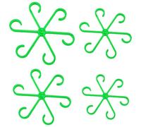 Plant Stem Support- 4 Piece Plant Clips For Support, Vine SupportClips For Climbing Plants, Multi Size Garden Stake Fixer | Philodendron Alocasia Monstera Grow Upright Healthier