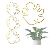 Plant Stem Support, Climbing Houseplant Holders Set of 4, Reusable Plant Stakes Kit, Garden Trellis Frame System for Hydrangeas, Tomatoes, Roses, Indoor, Outdoor, Backyard
