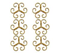 Plant stem support set reusable iron support trellis, gardening accessorie ssuitable for indoor and outdoor plant stem brackets (6pcs)