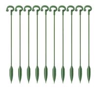 Plant Support - 10 Pack Plant Support Stakes, Flower Pot Holder, Climbing Trellis Supports, Durable Garden Plants Stakes | Indoor Small Plants Supports For Phalaenopsis Orchid Flowers Vegetable