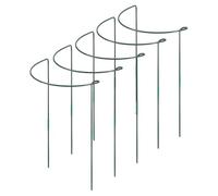 Plant Support Cage - Heavy Duty Metal Climbing Rods | 10-Pack Training | Sturdy Iron Construction, 10 Support Rods, 2 Size Options (25x40cm & 25x60cm), Perfect for Window Sill, Balcony, Garden & Gre