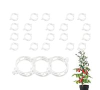 Plant Support Clips, 100Pcs Plant Support Clips, Garden Clip's For Climbing Plants, Clip's For Securing Plants For Yard Backyard Farm Courtyards Porch Patio Greenhouse Grape Yard Backyard Farm
