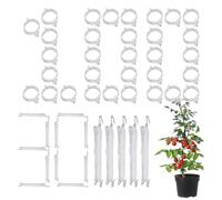 Plant Support Clips, Garden Hook Fasteners, Multifunctional Supplies for Tomato Vines, Cucumbers, Beans, Climbing Plants, Stems, Trellis, Greenhouse Gardening Use