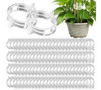 Plant Support Clips - Reinforced Tomato Trellis Clips 100PCS | PVC Plant Support Clips Include 100 Pieces Wide Opening Reusable Design For Tomatoes Cucumbers Grapes And Climbing Plants
