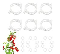 Plant Support Clips | Reusable Vine & Stem Fixing Clamps, 100PCS Garden Plant Holder Set | Tomato Trellis Clips For Upright Growth Support, Gardening Indoor Outdoor Vegetables Flowers Balcony