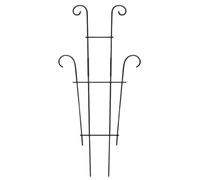 Plant Support Frame, Indoor Potted Stand, 23.62x11.42 Inches Climbing Plant Trellis, Sturdy Rust-Resistant Metal, Easy Assembly Design for Orchid, Jasmine, Roses, Honeysuckle