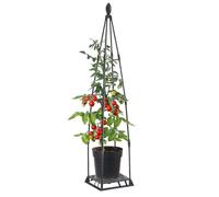 Plant Support, Metal Garden Frame, 10.83x50.79 Inches, Climbing Plant Rack, Rustproof Potted Structure for Cucumber, Greenhouse, Flower, Balcony, Patio, Rose, Backyard, Home, Outdoor, Courtyard