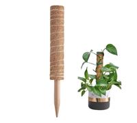 Plant Support Moss Pole For Indoor Use, Stackable Natural Stick With Adjustable Height For Pothos Monstera Ivy, Easy Installation Gardening Tool For Beginners, 30cm