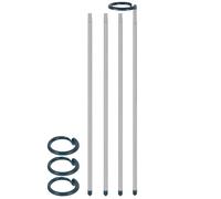 Plant Support per Piante Alte - Supporto Telescopico Per Rampicanti - 4 Pezzi Attrezzo da Giardinaggio Resistenti alle Intemperie per Interni ed Esterni per Monstera Ortaggi Fiori Rose Viole del Pensi