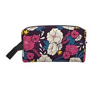 Plant The Jungle Travel Toiletries Organizer per il trucco Borse cosmetiche portatili di grande capacità per donne e ragazze