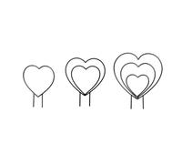 Plant Trellis - 3 Pieces Frame Art, Climbing Plants Trellis for Family, Plant Support for Beginner Gardening, Indoor, House, Wedding, Vegetable, Flower, Home Garden Decoration, Vines and Greenery