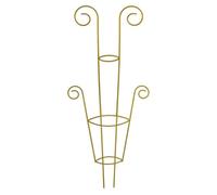 Plant Trellis - Iron Climbing Support Frame, Potted Vine Training Stake System, Indoor Outdoor Growth Guidance Structure, Decorative Garden Plant Holder Grid | For Indoor Outdoor Balcony Terrace