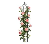 Plant Trellis, Metal Climbing Frame for Vertical Growth, Rust-Resistant Decorative Stakes with Stable Hold, Garden Plant Support for Monstera Rose Clematis Vegetable Vines, 57.09inches