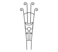 Plant Trellis - Metal Plant Support Stakes, Pothos Support Stakes for Indoor and Outdoor Gardening, Garden Trellis for Monstera, Ivy, Clematis, Vines, Roses, Balcony Plants, Gardening Enthusiasts