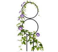 Plant Trellis Outdoor -Weather Resistant Wall Mount, Adjustable Support Indoor Plant, Home House Wedding Gardening Vegetable, Flower Orchid Durable Metal Frame, Easy to Install and Adjustable Height