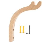 Plant Wall Hooks, Hanging Plant Hanger Bracket, Wooden Wall Mount Sun Catcher, Multipurpose Dangling Pot Holder, Heavy-Duty Outside Plants Hook for Gardening Decor, 18x20cm