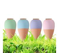 Plant Water Spikes, Irrigation Spikes, 4 Pieces Automatic Self-Watering System, Soil Moisture Regulator, Watering Stakes for Garden, Lawn, Flowerbed, Greenhouse, Nursery, Outdoor, Patio, Yard