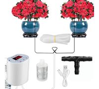 Plant Waterer, Watering Device, 3.15x2.36x1.97 Inches with Timer Automatic, Self Watering System for Houseplants, Garden, Yard, Balcony, Patio, Indoor and Park Use