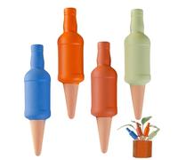 Plant Watering Devices, Automatic Terracotta Spikes, Self-Watering Bottle-Shaped Plant Spikes, Indoor Potted Plants, Flower Pots, Garden, Home, Office, Vacation, Travel, Easy Plants Care