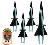 Plant Watering Spikes - 2,8 x 7,1 cm Plant Self Watering Devices, Self-waterings Ground Stakes |for Indoor Potted House Flowers Vacation Home Growing Garden Moisture Control Root Hydration
