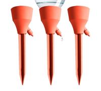Plant Watering Spikes - Automatic Irrigation Devices Drippers Spikes | Plant Watering Devices With Control Valve | 3 Pezzi Automatic Irrigation Spike For Indoor Outdoor Home Workplace