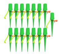 Plant Watering Spikes, Garden Water Spikes, 6.3x2.4x0.79 Inches with Adjustable Control Valve, Anti Leakage Drippers for Potted Flowers, Tomatoes, Indoor Vegetables, Yard Trees, Lawn Irrigation System
