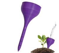 Plant Watering Spikes, Root Irrigation Funnels, Weatherproof Deep Watering Tools for Garden, Nursery, Lawn, Cactus, Vegetables, Flowers, Greenhouse Bedsm 21.6x8.5x8.5cm Purple ABS