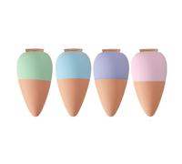 Plant Watering Stakes, Flowers Irrigation Spikes, Automatic Slow Release System, Consistent Moisture Control for Garden, Lawn, Flowerbed, Greenhouse, Nursery, 4 Pieces, Terracotta Spikes